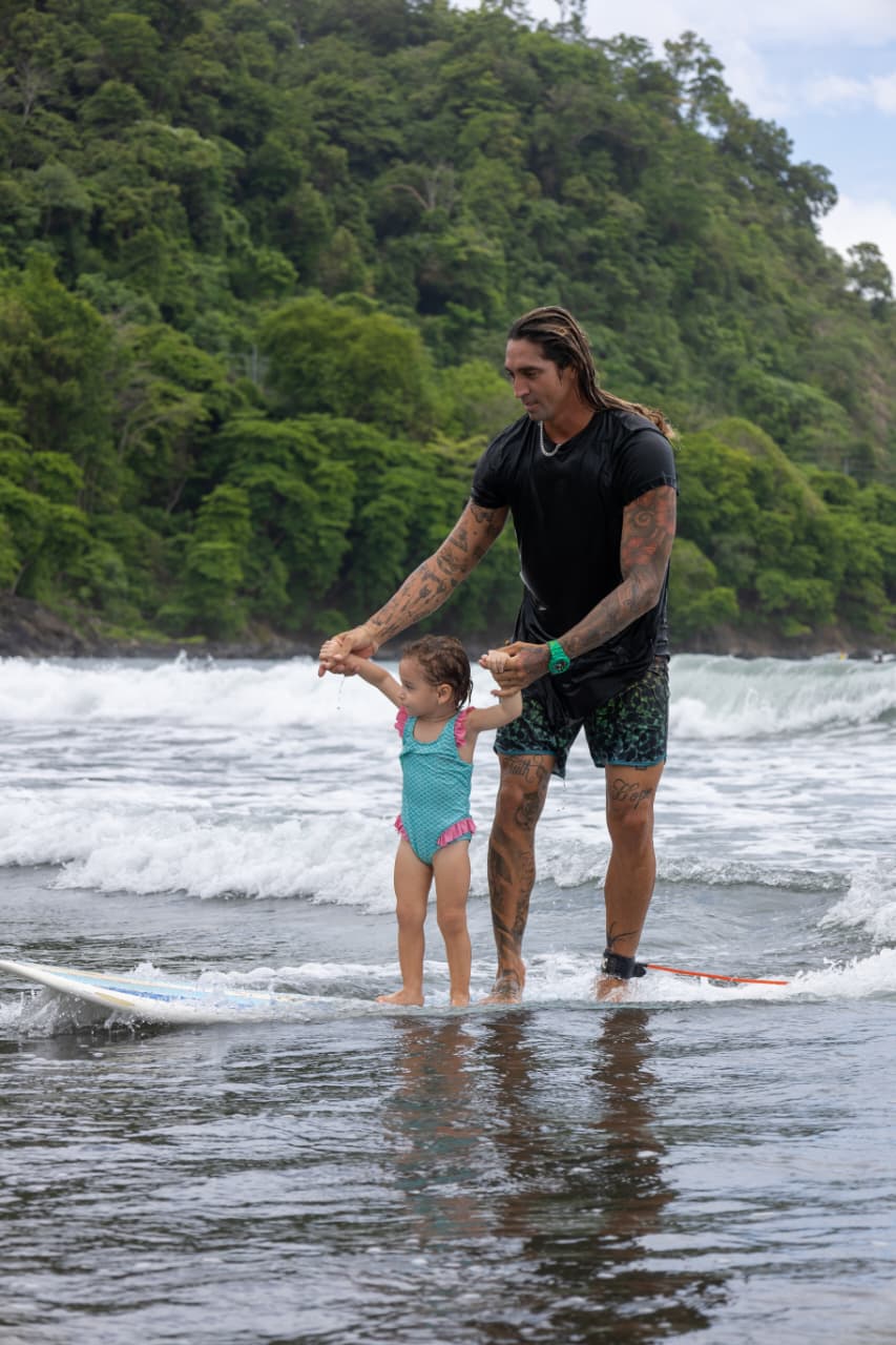 Surf lesson at Playa Jacó