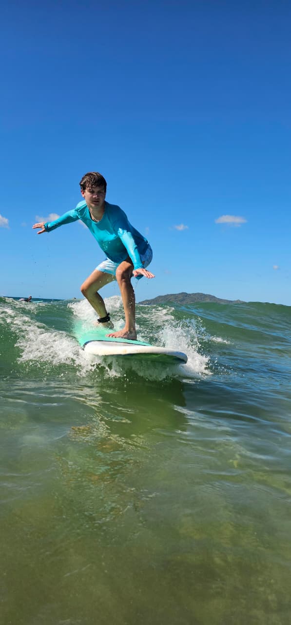 Surf lesson at Playa Jacó