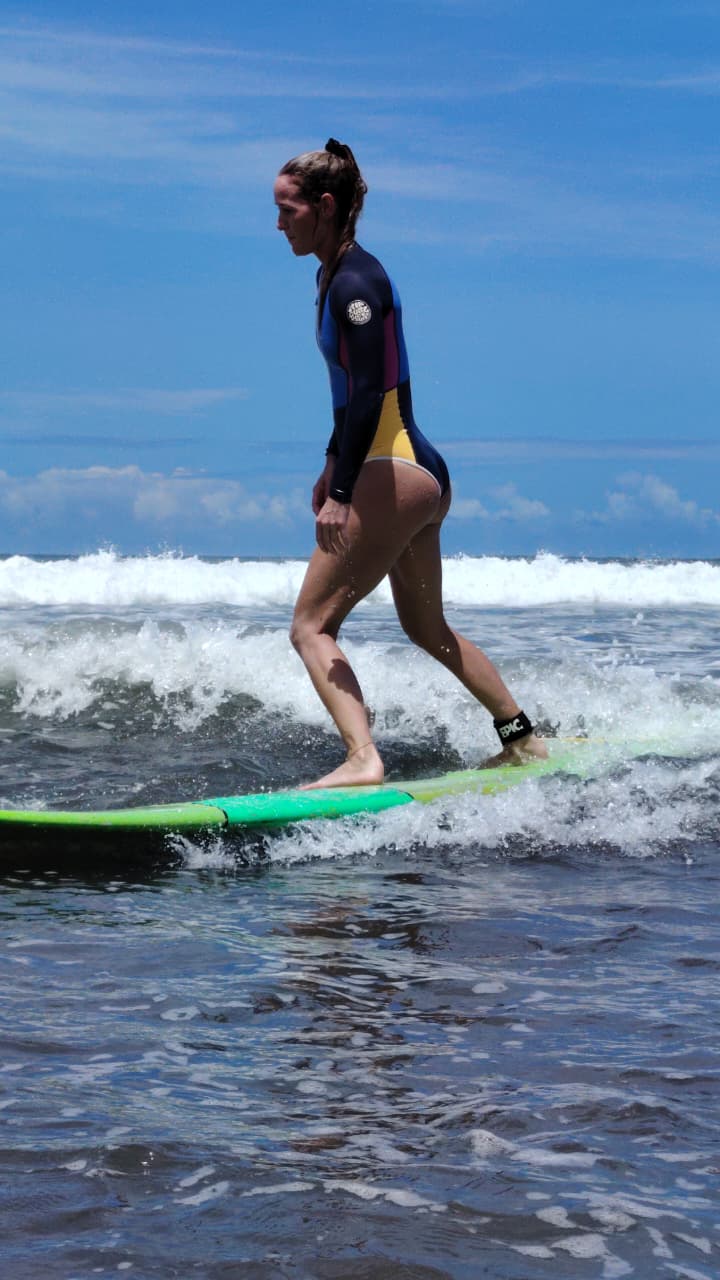 Group of surfers in the water